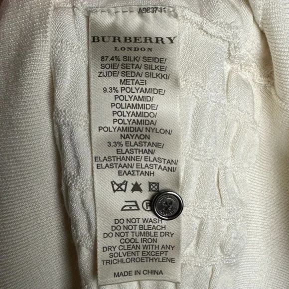 Authentic Burberry London Silk Blouse - Picture 10 of 15